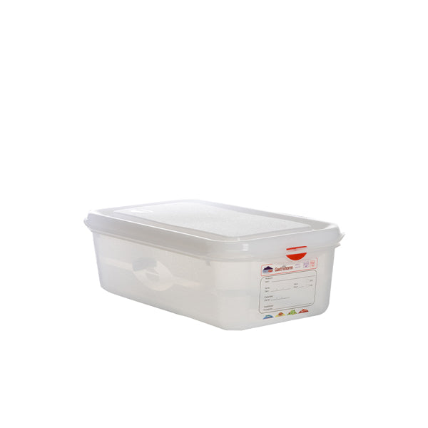 GN Storage Container 1/3 100mm Deep 4L 6 Pack