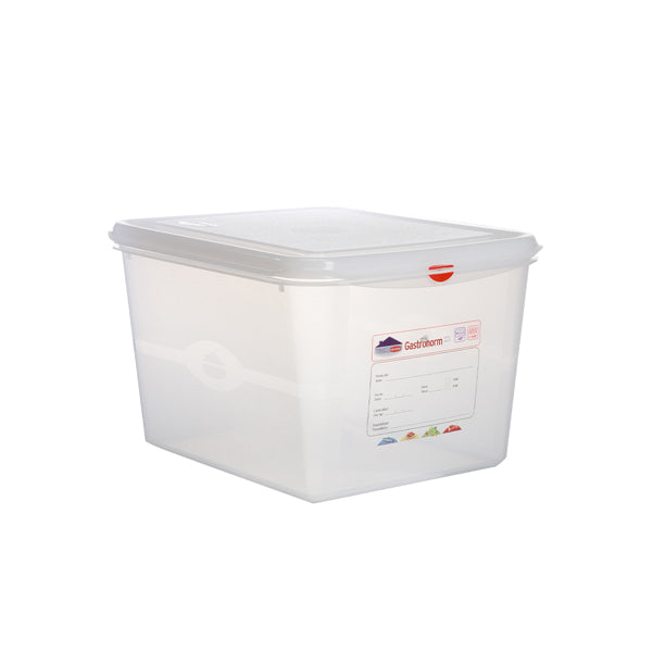 GN Storage Container 1/2 200mm Deep 12.5L 6 Pack