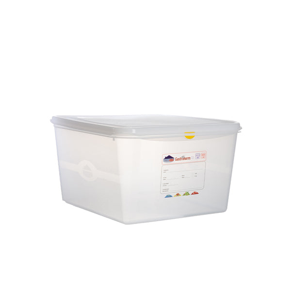 GN Storage Container 2/3 200mm Deep 19L 6 Pack