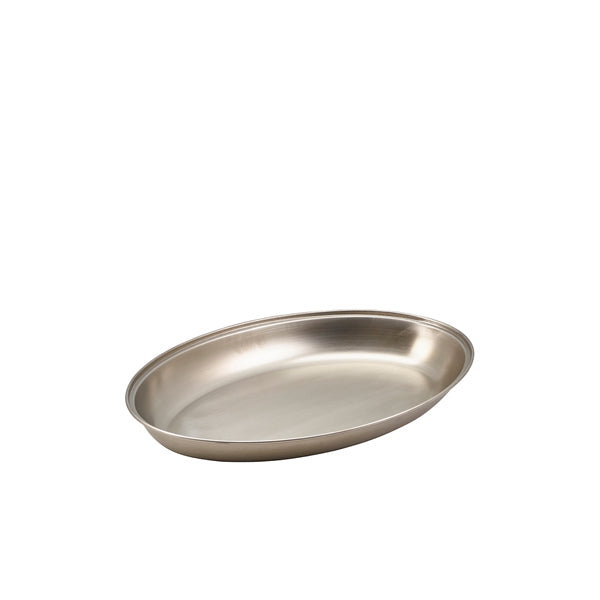 GenWare Stainless Steel Oval Vegetable Dish 9 Inch