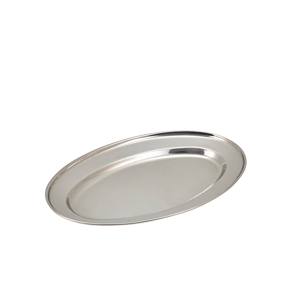 GenWare Stainless Steel Oval Flat 12 Inches