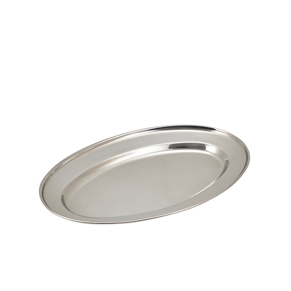 GenWare Stainless Steel Oval Flat 14 Inches