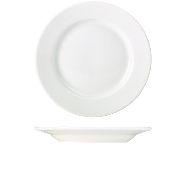 Genware Porcelain Classic Winged Plate 31cm/12.25" 6 Pack