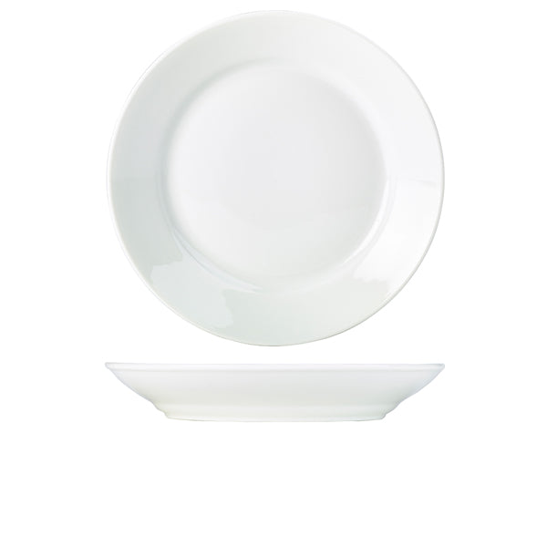 Genware Porcelain Deep Winged Plate 30cm/12" 6 Pack