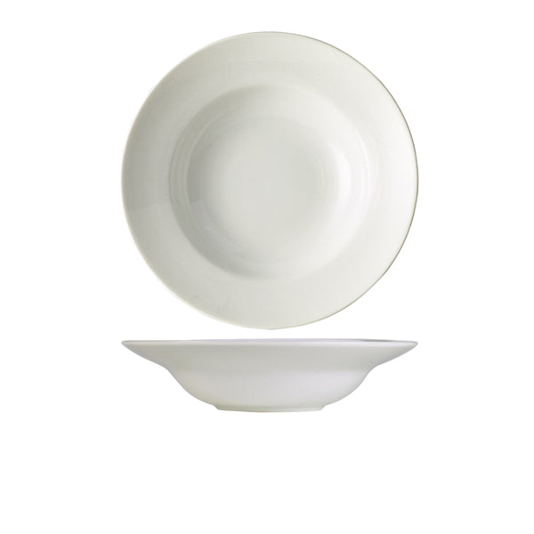 Genware Porcelain Pasta Dish 25cm/9.75" 6 Pack