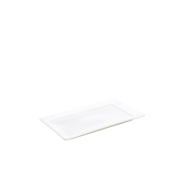 Genware Porcelain Rectangular Plate 24 x 17cm/9.5 x 6.75" 6 Pack