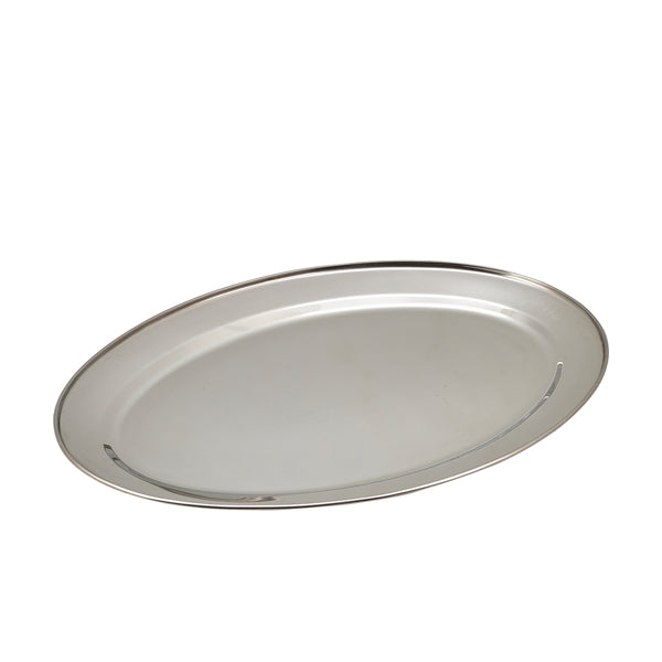 GenWare Stainless Steel Oval Flat 22 Inch