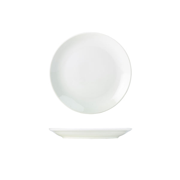 Genware Porcelain Coupe Plate 18cm/7" 6 Pack