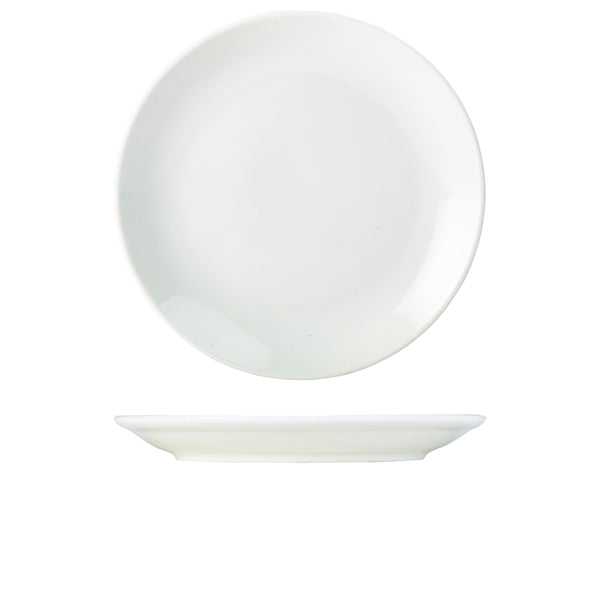 Genware Porcelain Coupe Plate 30cm/12" 6 Pack