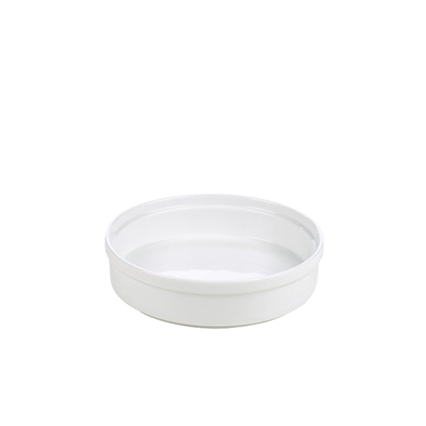 Genware Porcelain Round Dish 13cm/5" 12 Pack