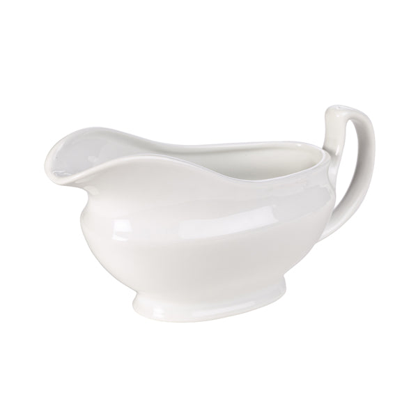 Genware Porcelain Sauce Boat 40cl/14oz 6 Pack