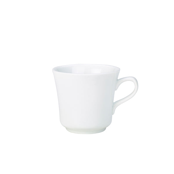 Genware Porcelain Tea Cup 23cl/8oz 6 Pack