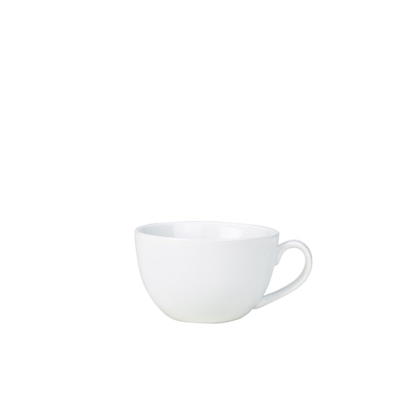 Genware Porcelain Bowl Shaped Cup 17.5cl/6oz 6 Pack