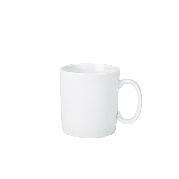 Genware Porcelain Straight Sided Mug 28cl/10oz 6 Pack