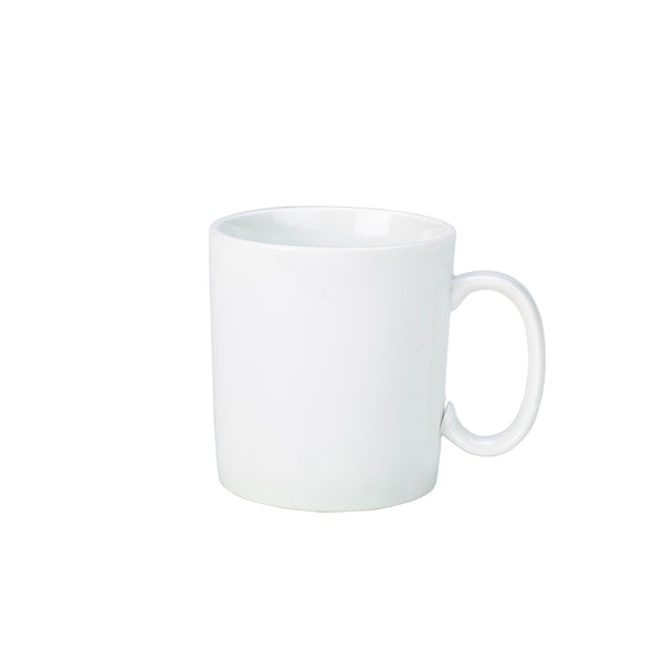 Genware Porcelain Straight Sided Mug 34cl/12oz 6 Pack