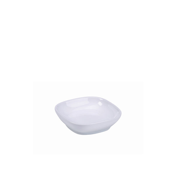 Genware Porcelain Ellipse Dish 6.9cm/2.75" 24 Pack