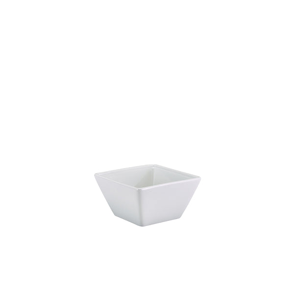 GenWare Porcelain Square Bowl 10.5cm/4" 6 Pack