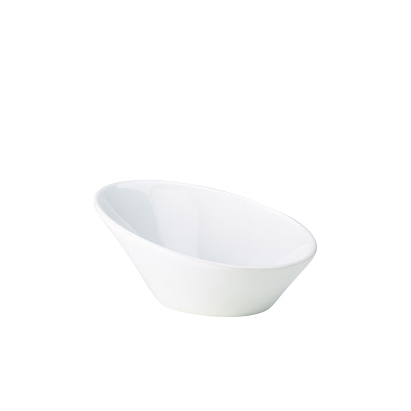 Genware Porcelain Oval Sloping Bowl 16cm/6.25" 6 Pack