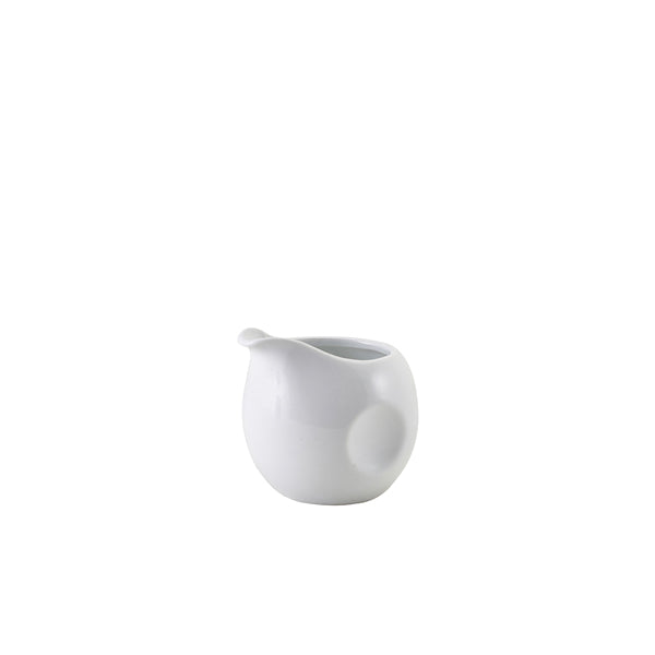 GenWare Porcelain Pinched Milk Jug 8cl/2.8oz 12 Pack