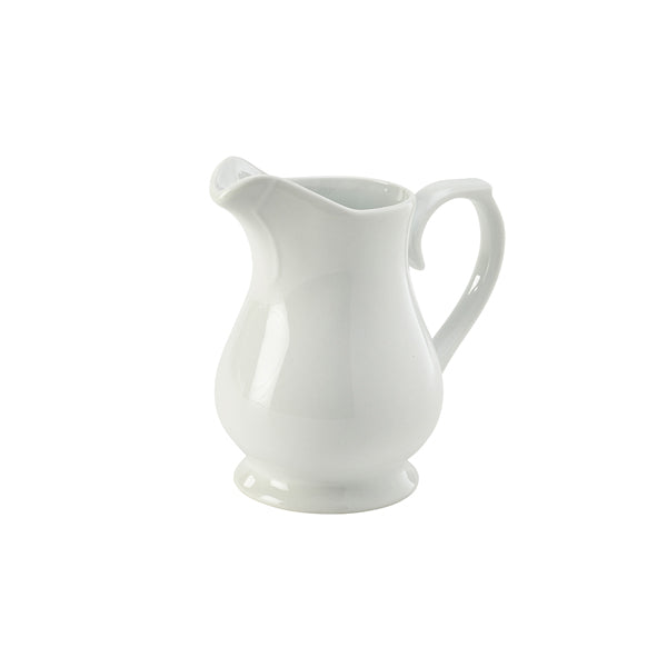 Genware Porcelain Traditional Serving Jug 14cl/5oz 6 Pack