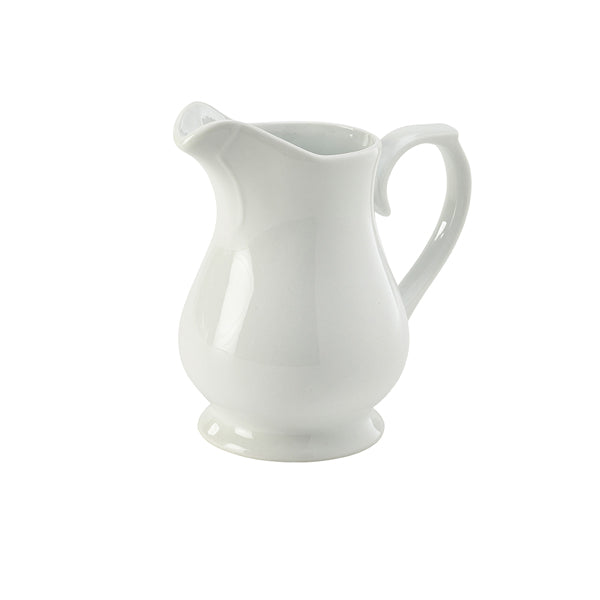 Genware Porcelain Traditional Serving Jug 56cl/20oz 6 Pack