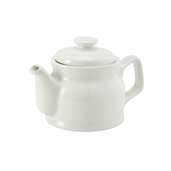 Genware Porcelain Teapot 45cl/15.75oz 6 Pack