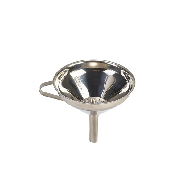 S/St.5"Funnel With Removable Strainer