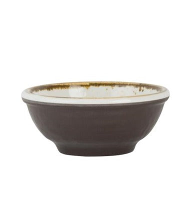 Steelite Craft White Dinnerware Ramekin Two Tone Matte Brown 9.5cm 12cl (3 3/4" 4oz) 6 Pack