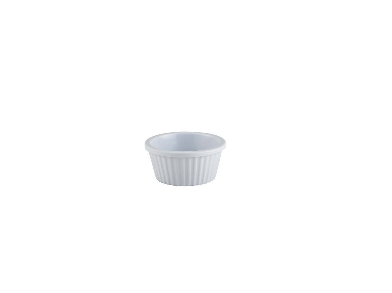 Ramekin 1oz Fluted White 24 Pack