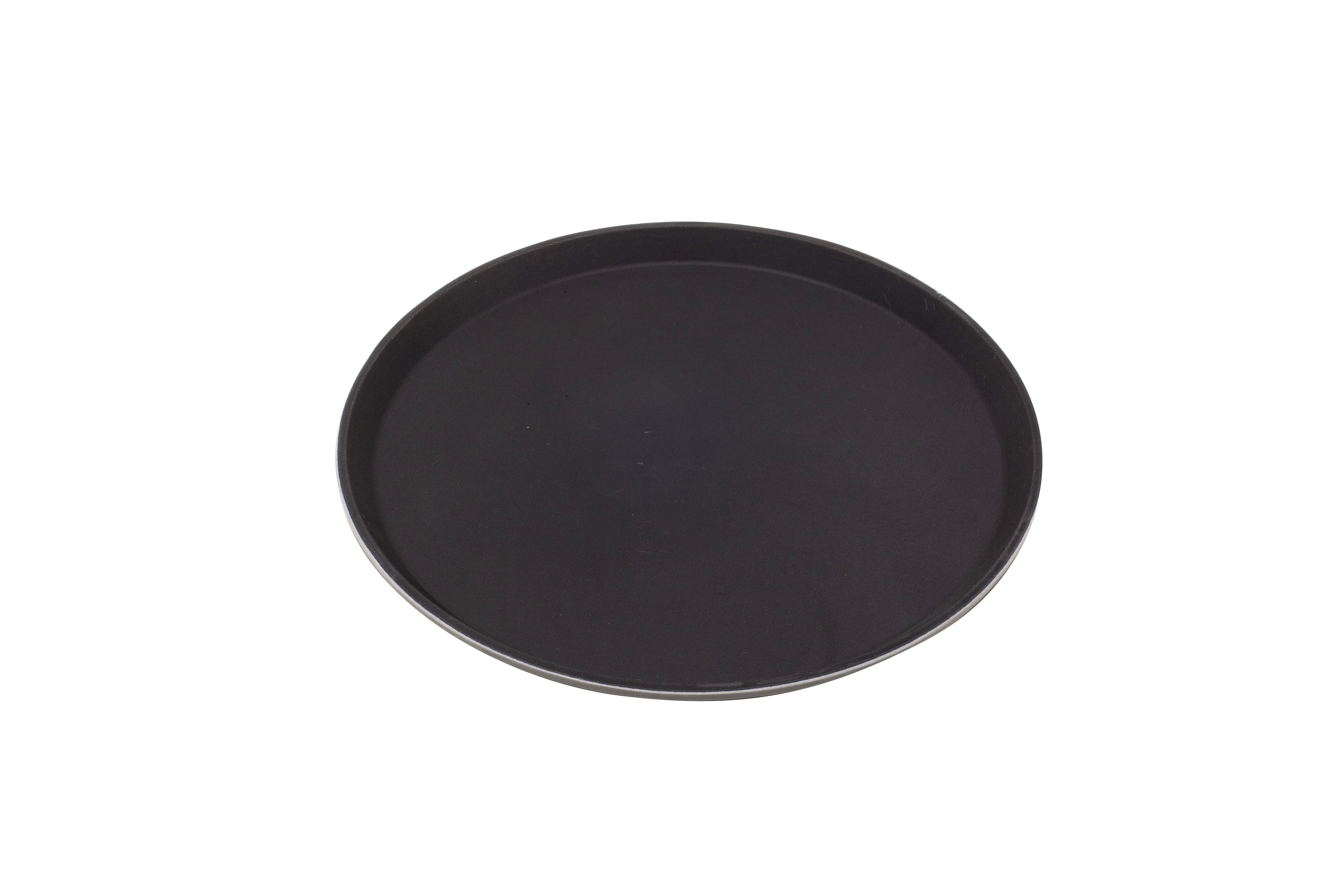 Tray Gengrip Fibreglass Round 14" Black