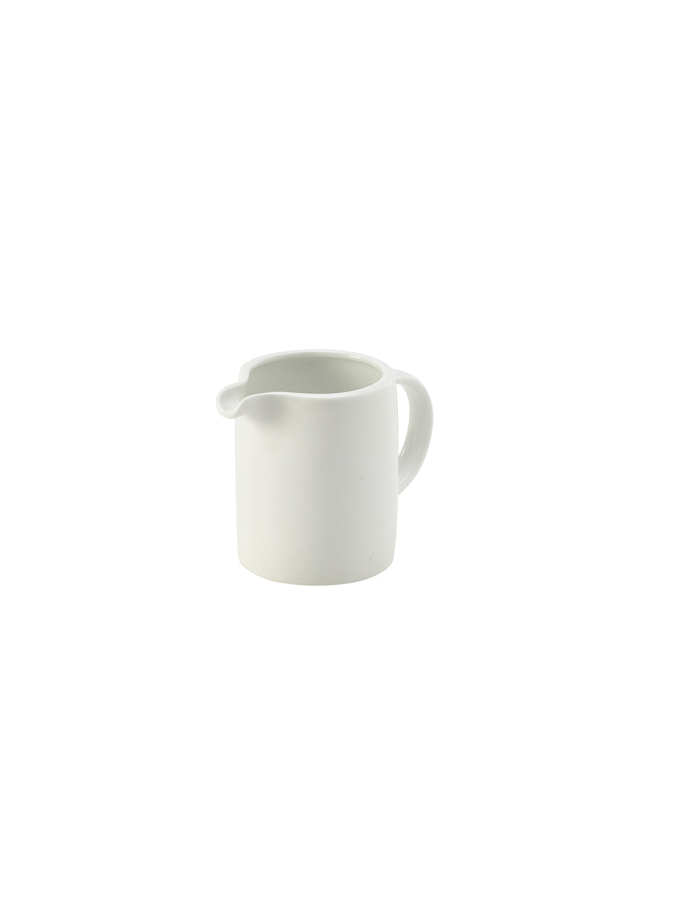 Genware Porcelain Solid Milk Jug 12cl/4oz 12 Pack