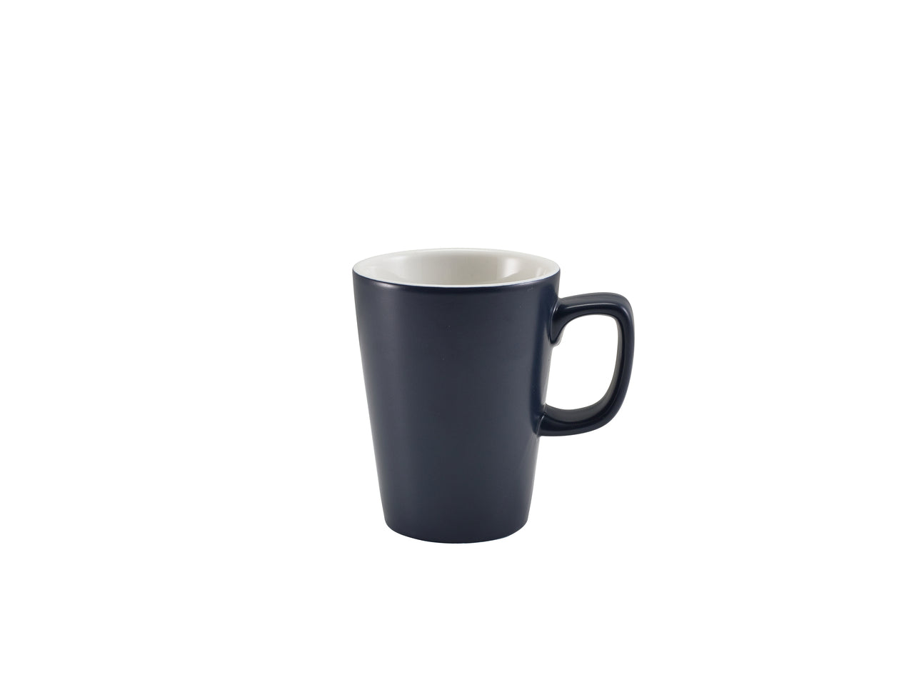 GenWare Porcelain Matt Blue Latte Mug 34cl/12oz 6 Pack