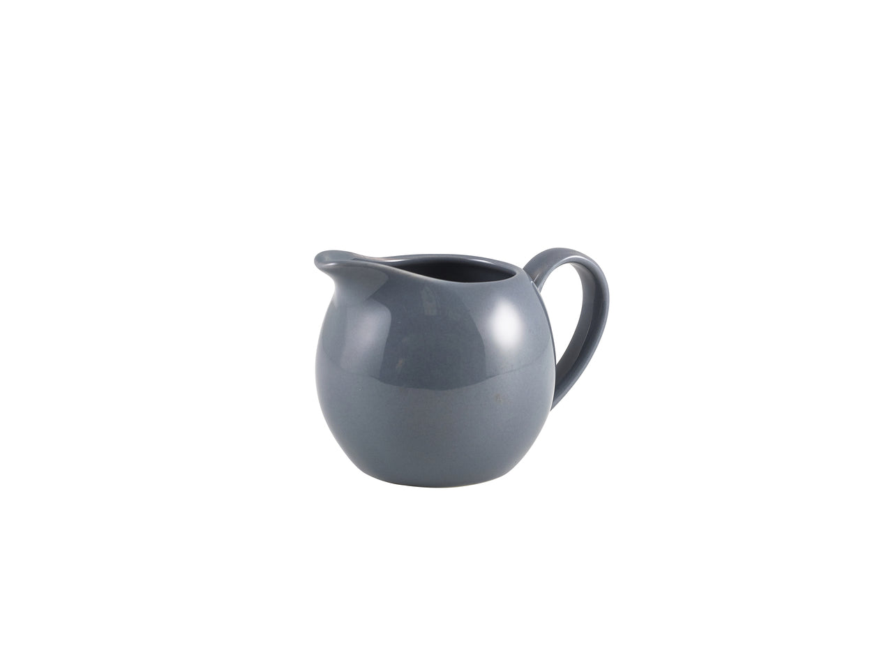 Genware Porcelain Grey Jug 14cl/5oz 6 Pack