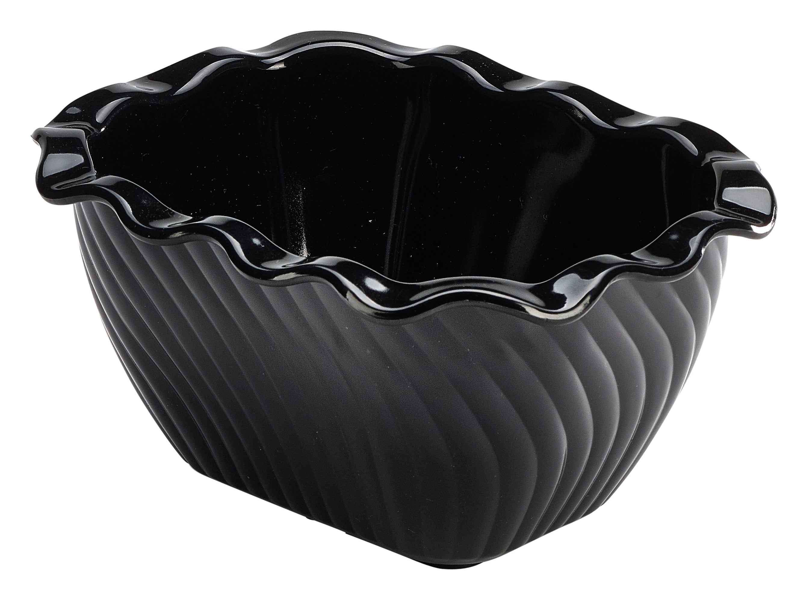 Crock 2.5Lb (1.1Kg) Tulip Black 158X127X89mm