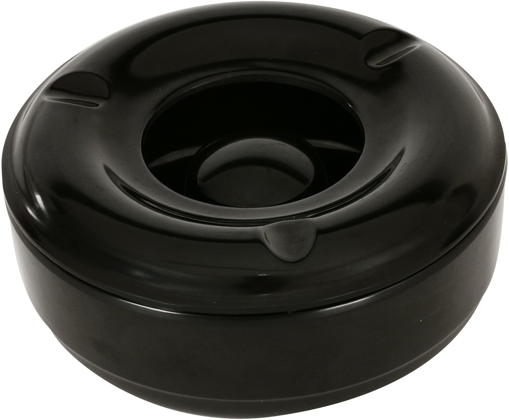 Windproof Melamine Ashtray - Base + Lid 5.75"