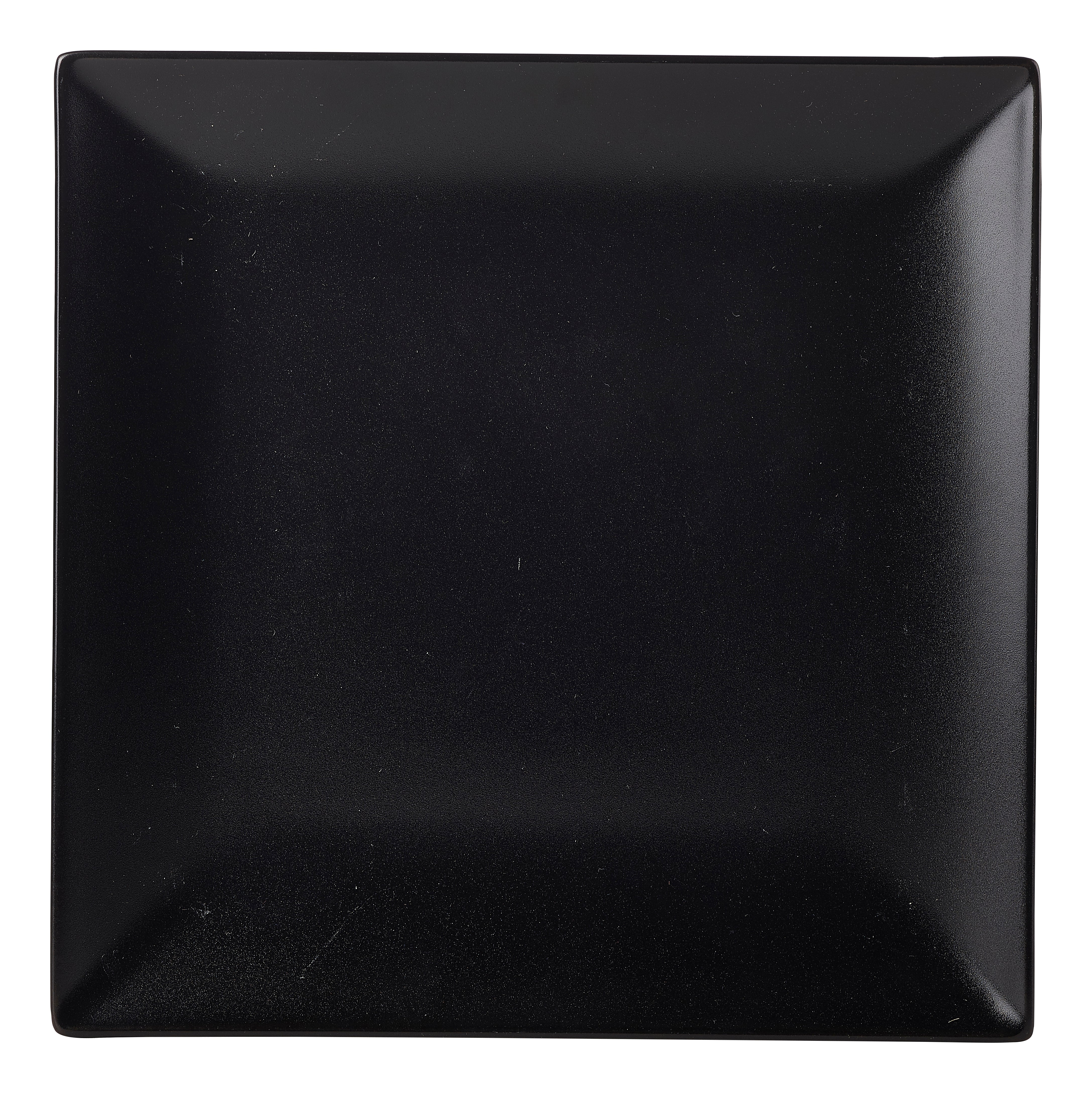 Luna Stoneware Black Square Plate 18cm/7" 6 Pack