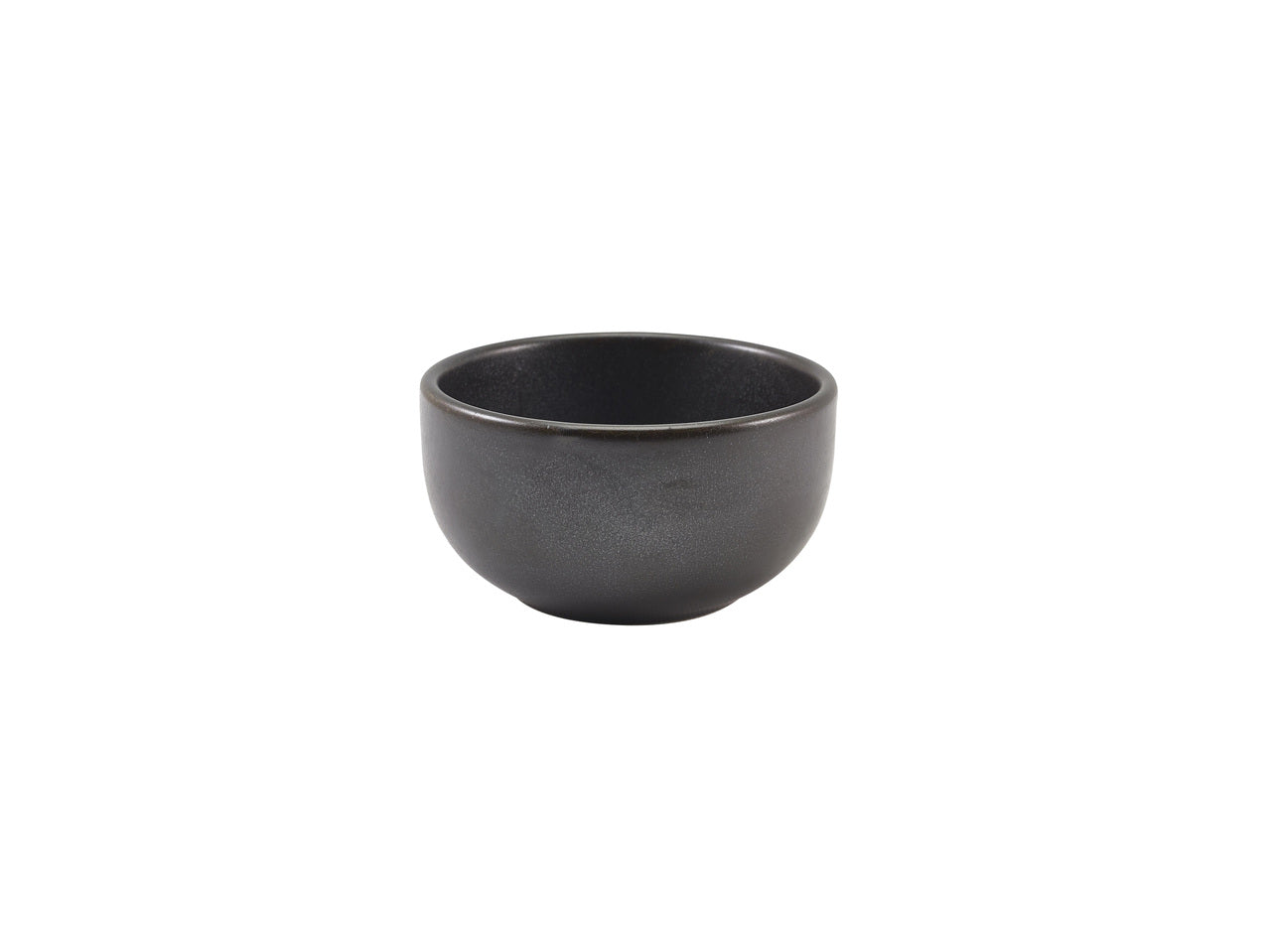 Terra Porcelain Black Round Bowl 11.5cm 6 Pack