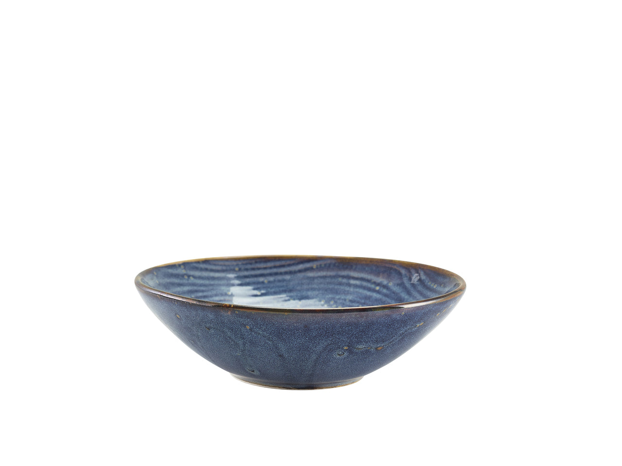 Terra Porcelain Aqua Blue Organic Bowl 22cm 6 Pack