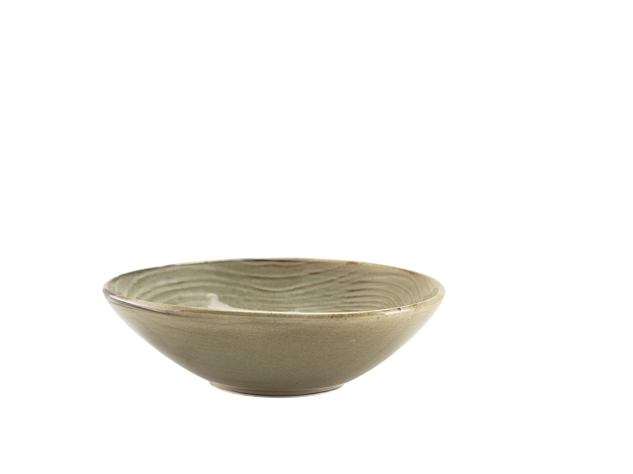 Terra Porcelain Grey Organic Bowl 22cm 6 Pack