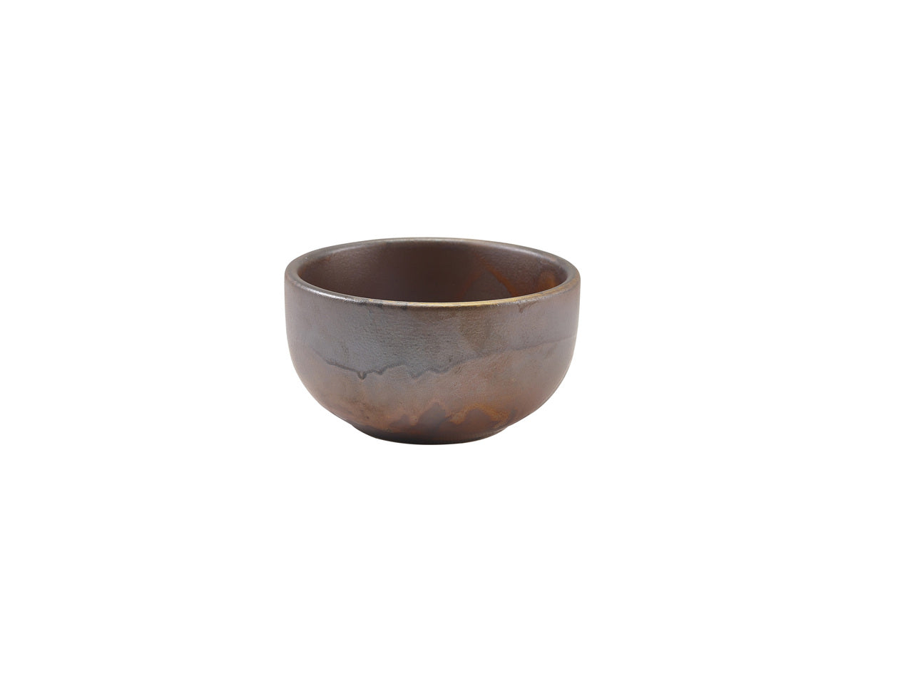 Terra Porcelain Rustic Copper Round Bowl 11.5cm 6 Pack