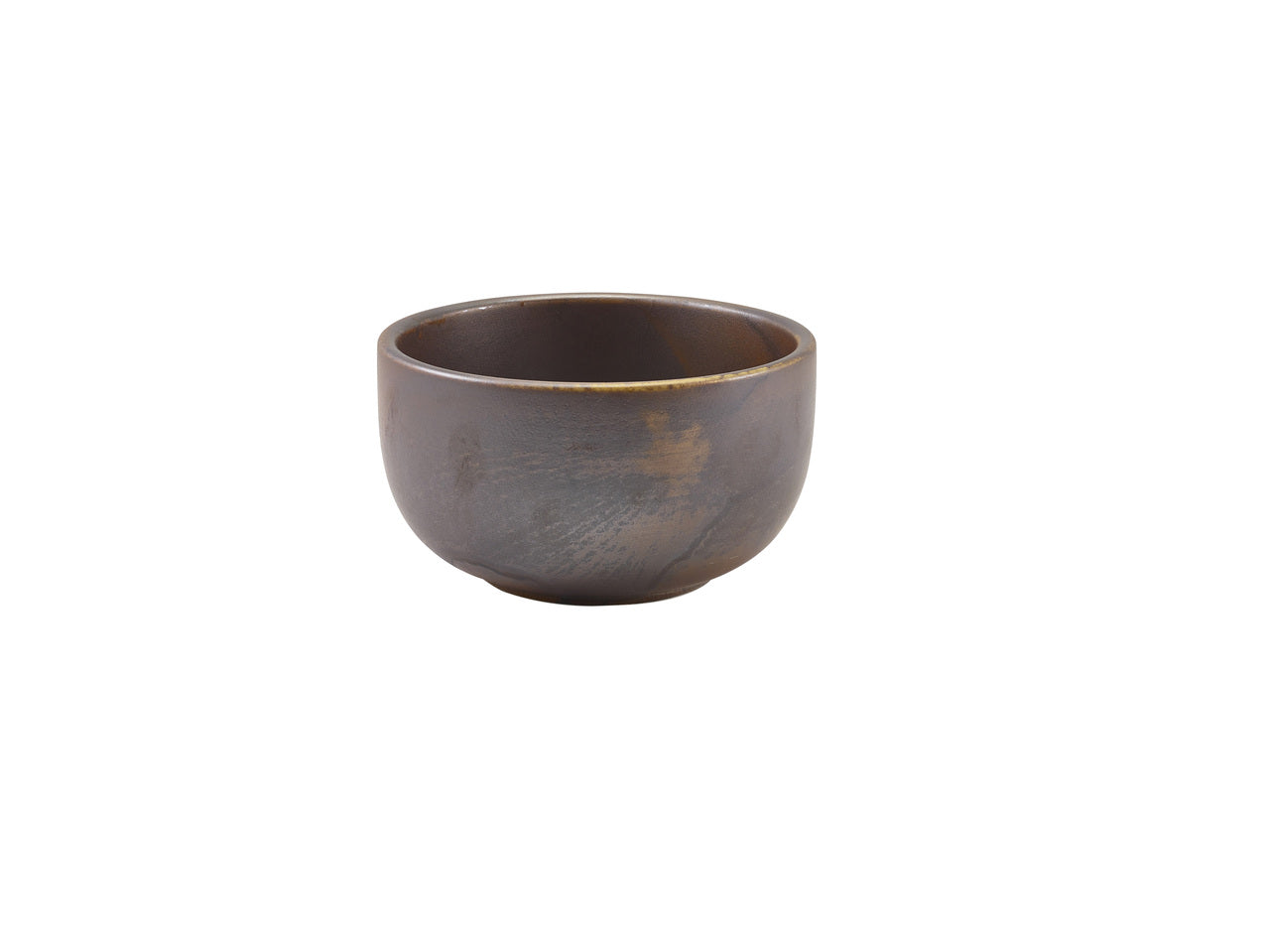 Terra Porcelain Rustic Copper Round Bowl 12.5cm 6 Pack