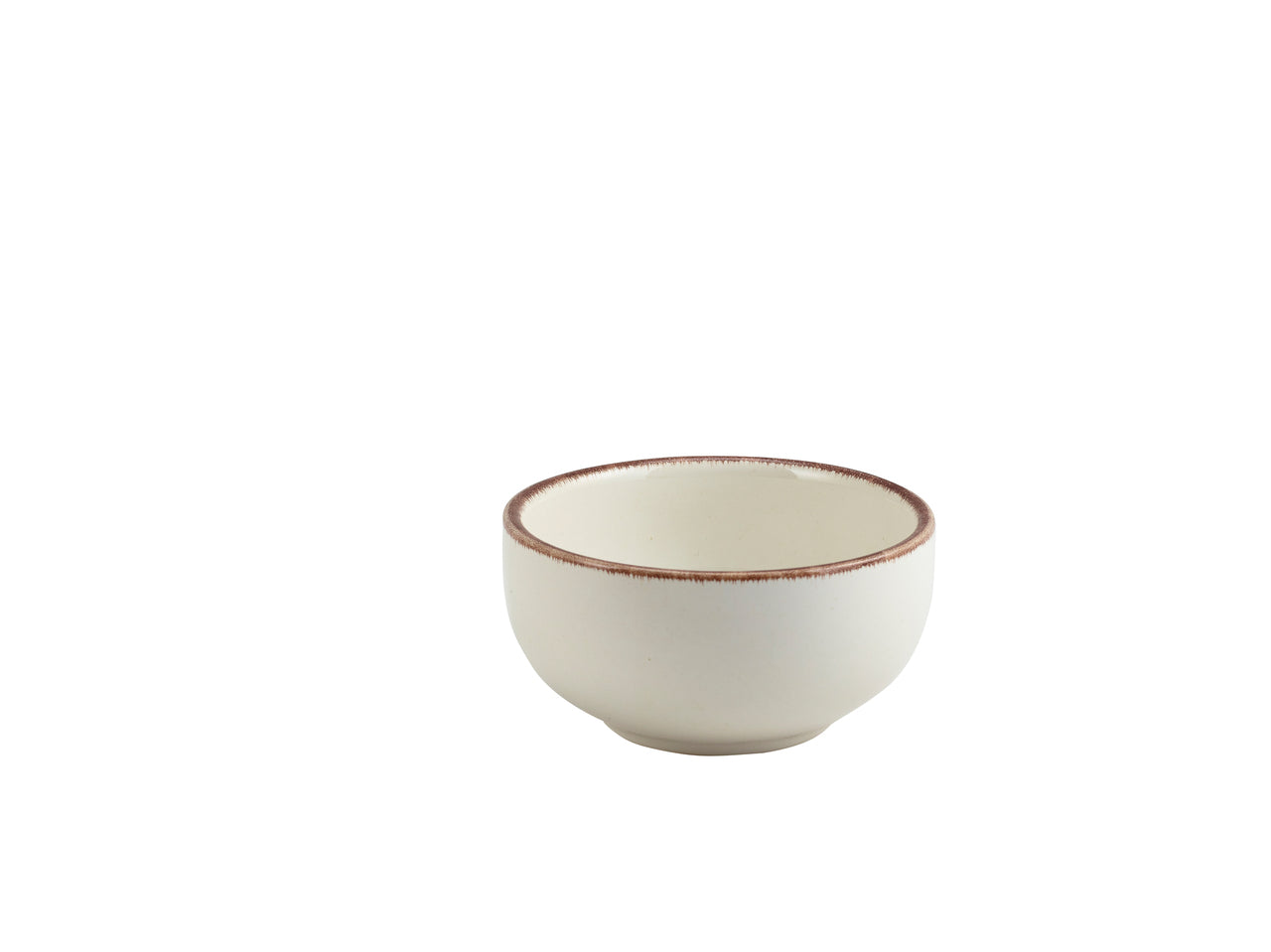 Terra Stoneware Sereno Brown Round Bowl 11.5cm 6 Pack