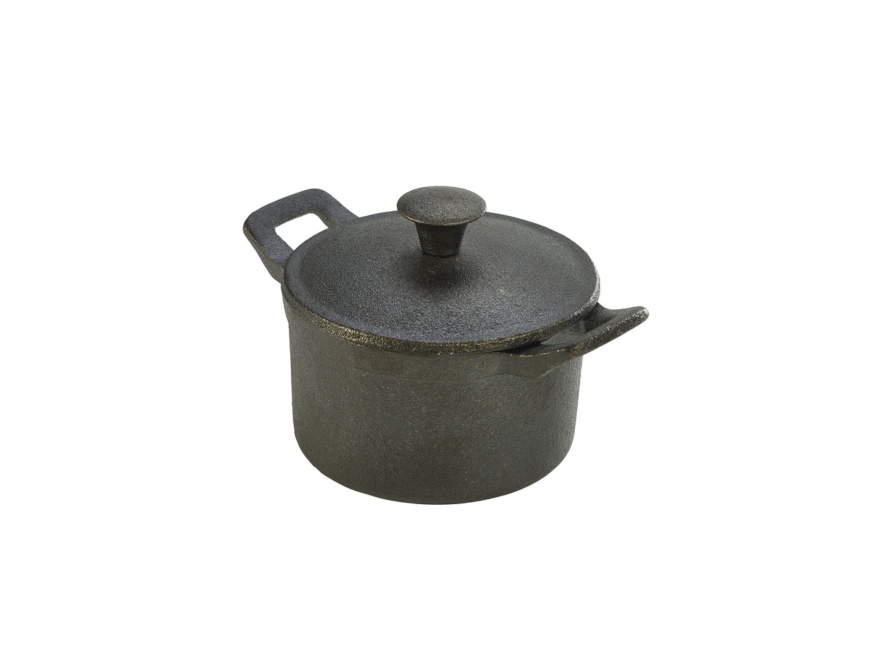 Mini Cast Iron Casserole Dish 10 x 6cm 6 Pack