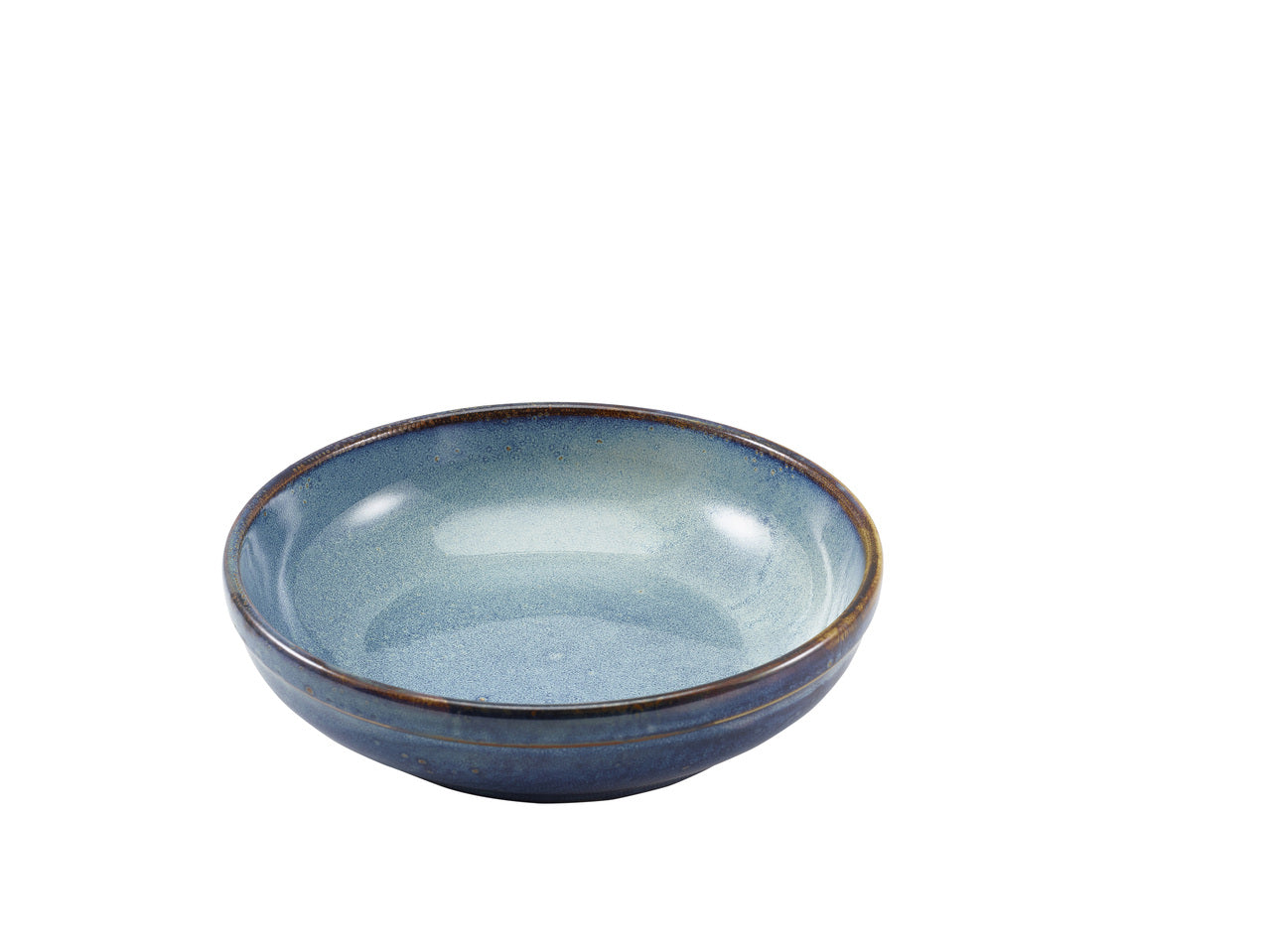 Terra Porcelain Aqua Blue Coupe Bowl 23cm 6 Pack