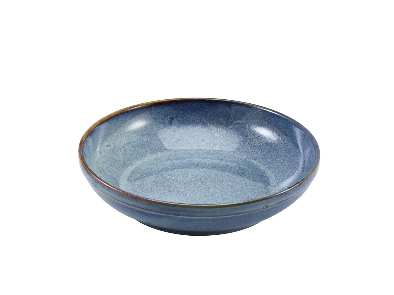 Terra Porcelain Aqua Blue Coupe Bowl 27.5cm 6 Pack