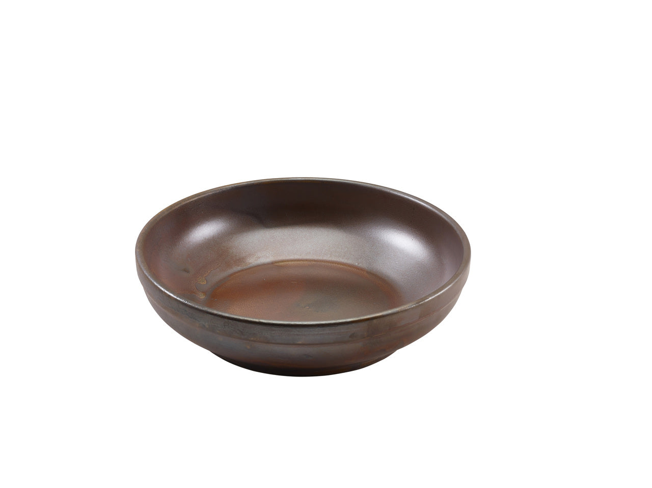 Terra Porcelain Rustic Copper Coupe Bowl 20cm 6 Pack