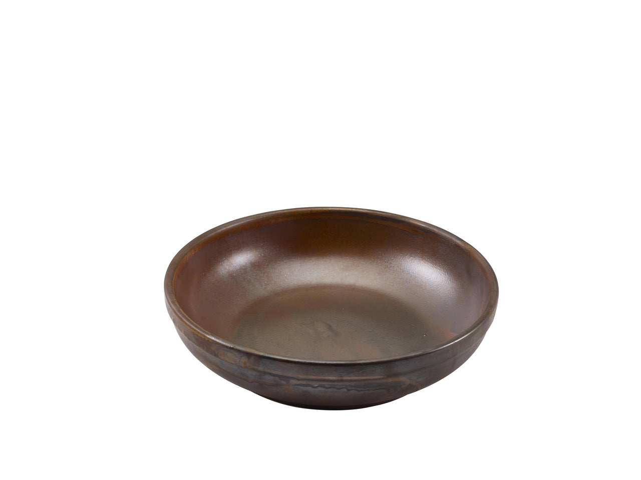 Terra Porcelain Rustic Copper Coupe Bowl 23cm 6 Pack