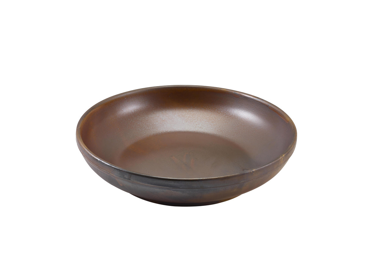 Terra Porcelain Rustic Copper Coupe Bowl 27.5cm 6 Pack