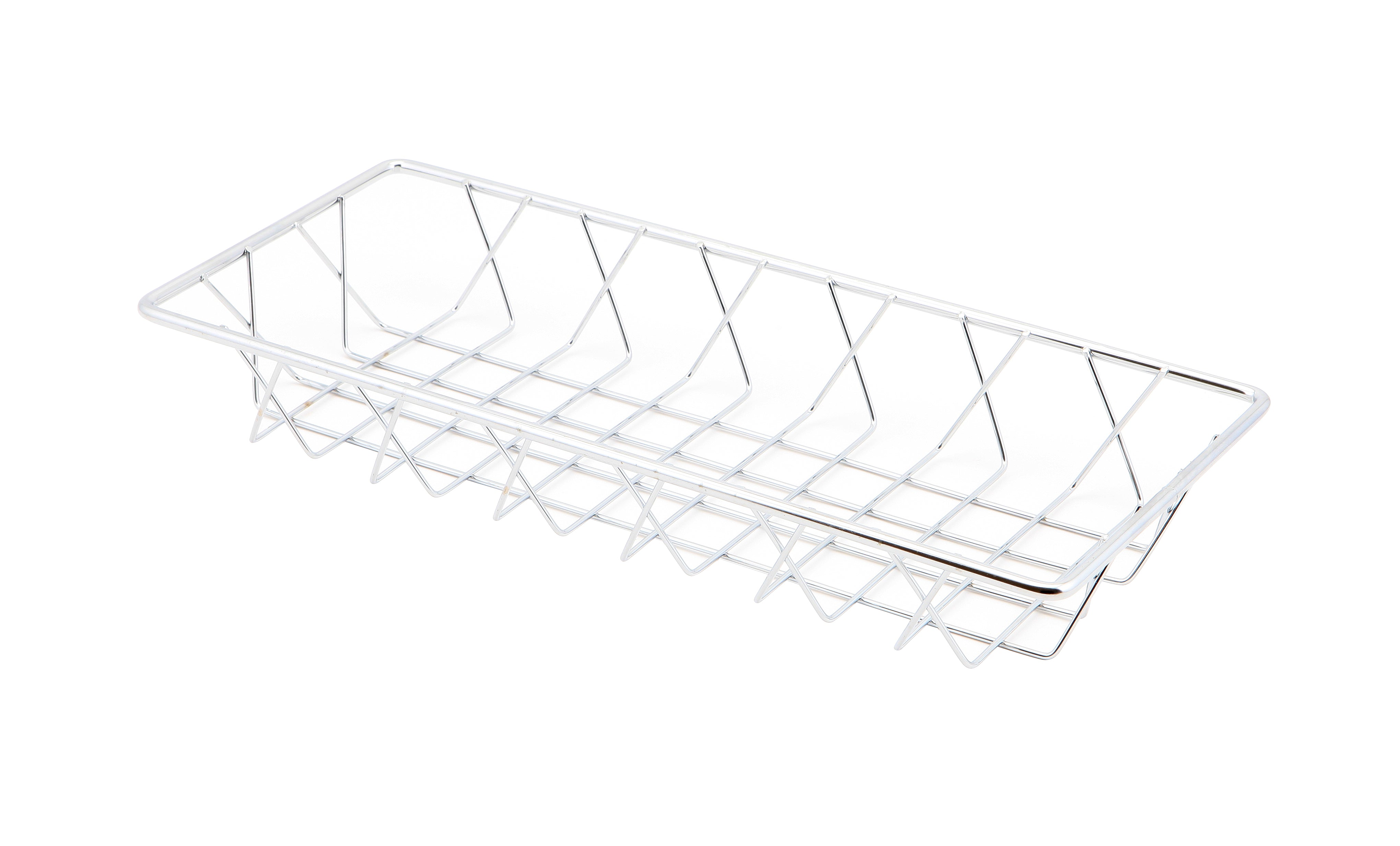 Chrome Display Basket 35X15X5cm