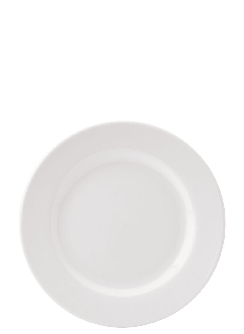 Utopia Pure White Economy Wide Rim Plate 10"/25cm 24 Pack